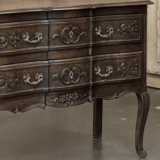 Country French Louis XV Walnut Commode