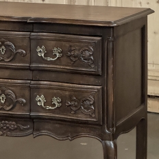 Country French Louis XV Walnut Commode