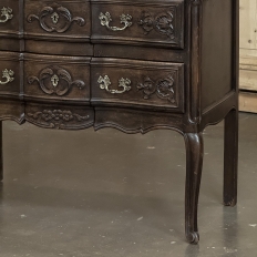 Country French Louis XV Walnut Commode