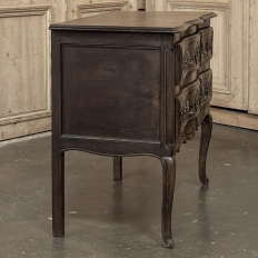 Country French Louis XV Walnut Commode