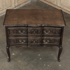 Country French Louis XV Walnut Commode