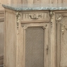 19th Century Louis XVI Stripped Oak and Ormolu Marble Top Buffet