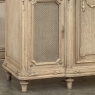 19th Century Louis XVI Stripped Oak and Ormolu Marble Top Buffet