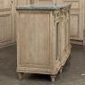 19th Century Louis XVI Stripped Oak and Ormolu Marble Top Buffet