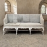 18th Century Swedish Rococo Bench in Hand-Scraped Painted Finish
