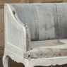 18th Century Swedish Rococo Bench in Hand-Scraped Painted Finish