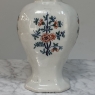 Pair 18th Century Delft Ceramic Lidded Vases