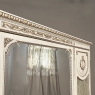 Antique Italian Neoclassical Painted Triple Armoire