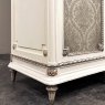 Antique Italian Neoclassical Painted Triple Armoire