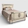 Antique Italian Neoclassical Painted QUEEN Bed