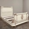 Antique Italian Neoclassical Painted QUEEN Bed
