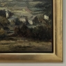 Framed Oil Painting on Canvas by Guy Cambier (1923–2008), Dated 1946, 'Village Landscape'