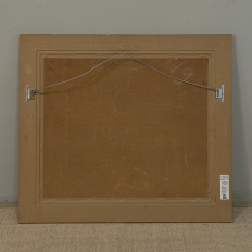 Framed Oil Painting on Canvas by Guy Cambier (1923–2008), Dated 1946, 'Village Landscape'