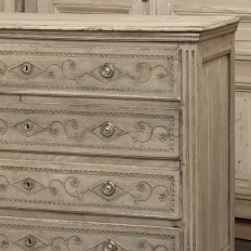 18th Century Stripped Oak Commode from Herve in Brittany