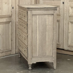 18th Century Stripped Oak Commode from Herve in Brittany