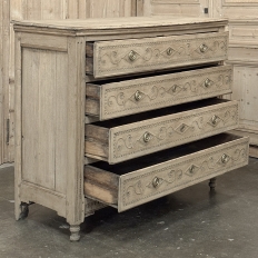 18th Century Stripped Oak Commode from Herve in Brittany