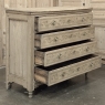 18th Century Stripped Oak Commode from Herve in Brittany