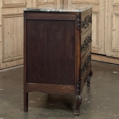 Antique Liégeoise Louis XIV Marble Top Commode