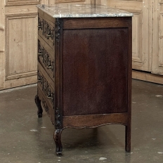 Antique Liégeoise Louis XIV Marble Top Commode
