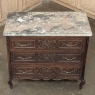 Antique Liégeoise Louis XIV Marble Top Commode