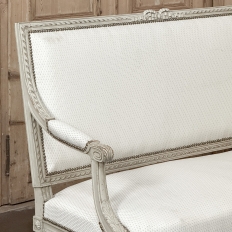 19th Century French Louis XVI Painted Canapé ~ Settee