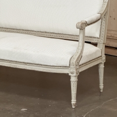 19th Century French Louis XVI Painted Canapé ~ Settee