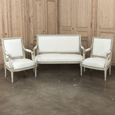 19th Century French Louis XVI Painted Canapé ~ Settee