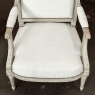 Pair of French 19th Century Louis XVI Painted Armchairs ~ Fauteuils