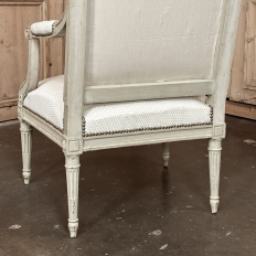 Pair of French 19th Century Louis XVI Painted Armchairs ~ Fauteuils