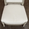 Pair of French 19th Century Louis XVI Painted Armchairs ~ Fauteuils