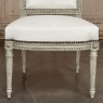 Pair of French 19th Century Louis XVI Painted Armchairs ~ Fauteuils