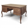 Antique French Louis XV Oak Partner's Desk