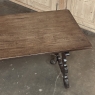19th Century Spanish Walnut Dining Table with Wrought Iron