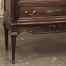 19th Century French Louis XVI Mahogany Onyx Top Commode