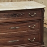 19th Century French Louis XVI Mahogany Onyx Top Commode