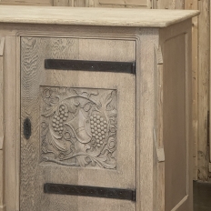 Antique Gothic Revival Stripped Oak Buffet