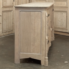 Antique Gothic Revival Stripped Oak Buffet