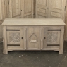 Antique Gothic Revival Stripped Oak Buffet