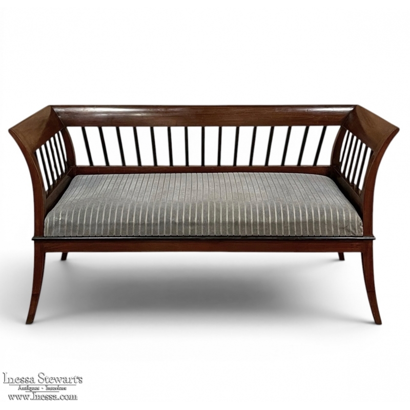 Antique French Directoire Style Settee ~ Canape