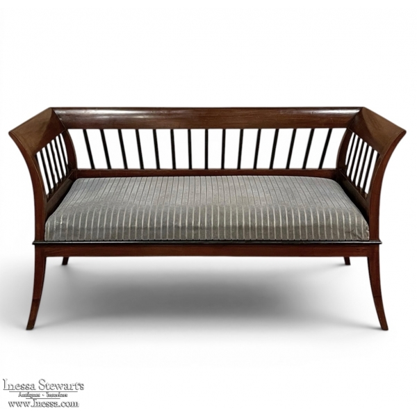 Antique French Directoire Style Settee ~ Canape
