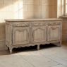18th Century Country French Louis XV Buffet in Stripped Oak