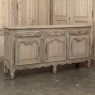 18th Century Country French Louis XV Buffet in Stripped Oak