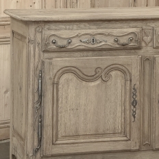 18th Century Country French Louis XV Buffet in Stripped Oak