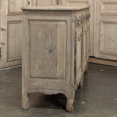 18th Century Country French Louis XV Buffet in Stripped Oak