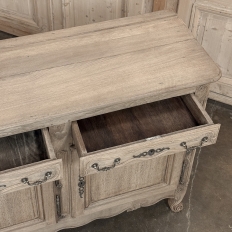 18th Century Country French Louis XV Buffet in Stripped Oak