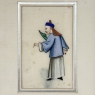 Set of Four Framed 18th Century Japanese Hand-Painted Figures