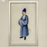 Set of Four Framed 18th Century Japanese Hand-Painted Figures