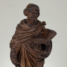 18th Century Carved Oak Figure of St. Bartholomew