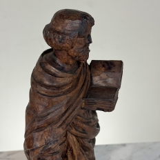 18th Century Carved Oak Figure of St. Bartholomew