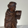18th Century Carved Oak Figure of St. Bartholomew